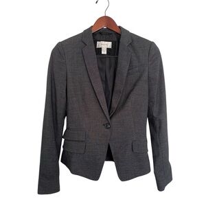 Mango Suits Women's Gray Blazer size 4